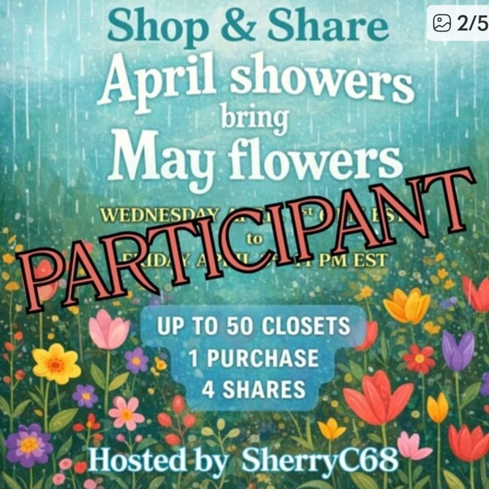 April Showers Bring May Flowers Shop & Share